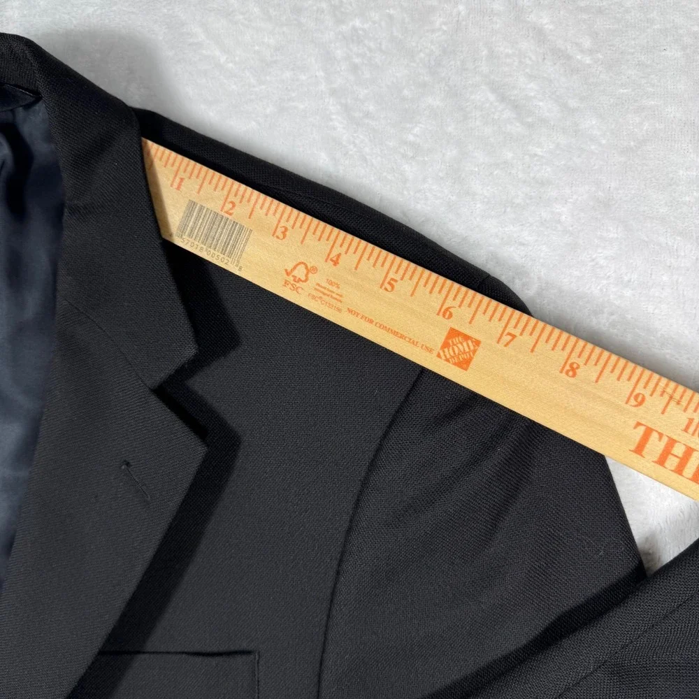 Jos A‎ Bank Signature Collection Blazer Men's 38R Black Wool Cashmere Sport Coat